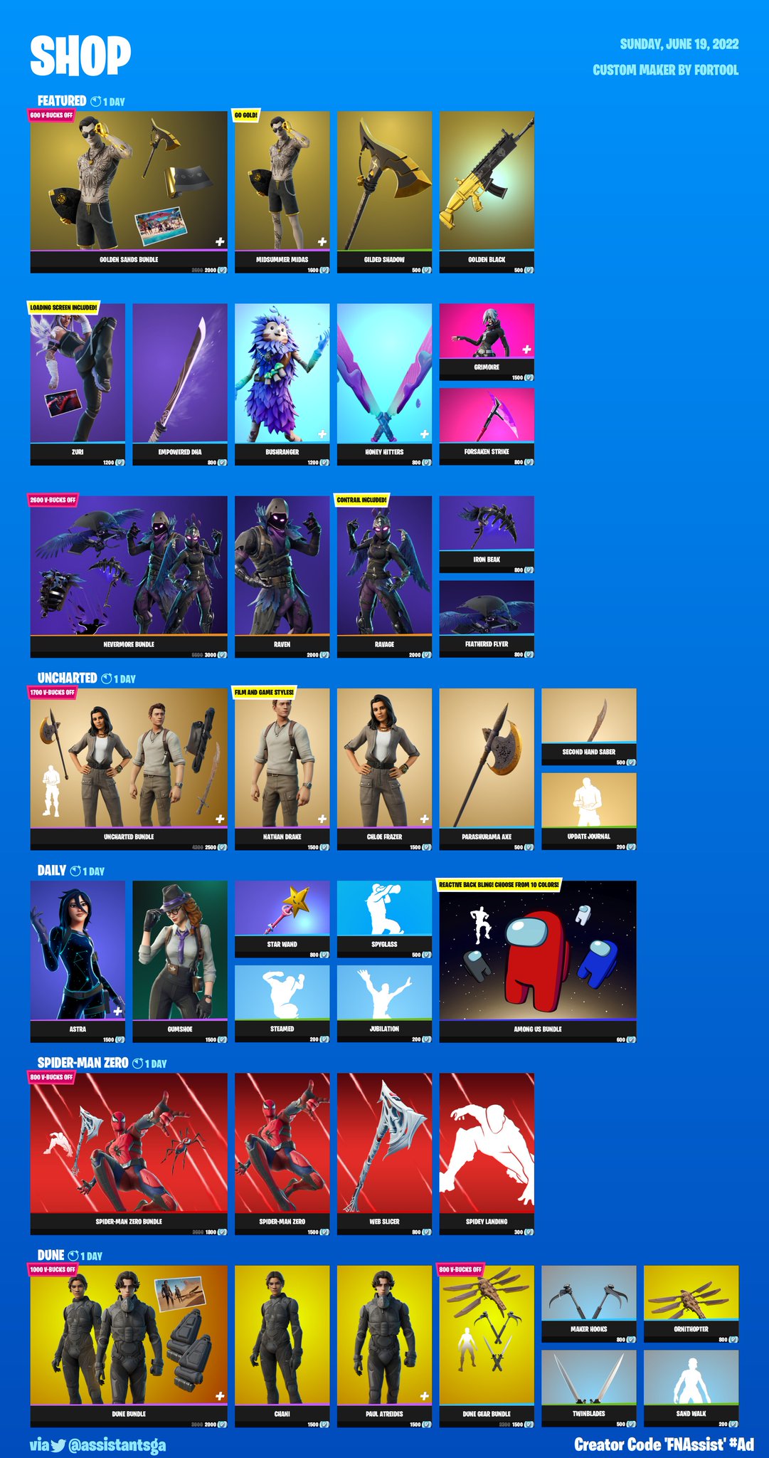 FNAssist on X: #FortniteOG Item Shop for today! (15/11/23) Use Creator Code  'FNAssist' to help support me! #EpicPartner 💙  / X