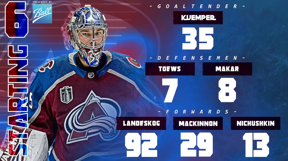 Colorado Avalanche on X: ❤️🤍💛💙 #GoAvsGo