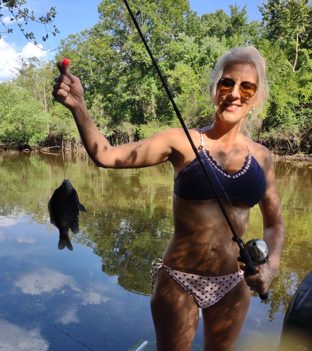Enjoyed fishing with my beautiful wife today #Happylife