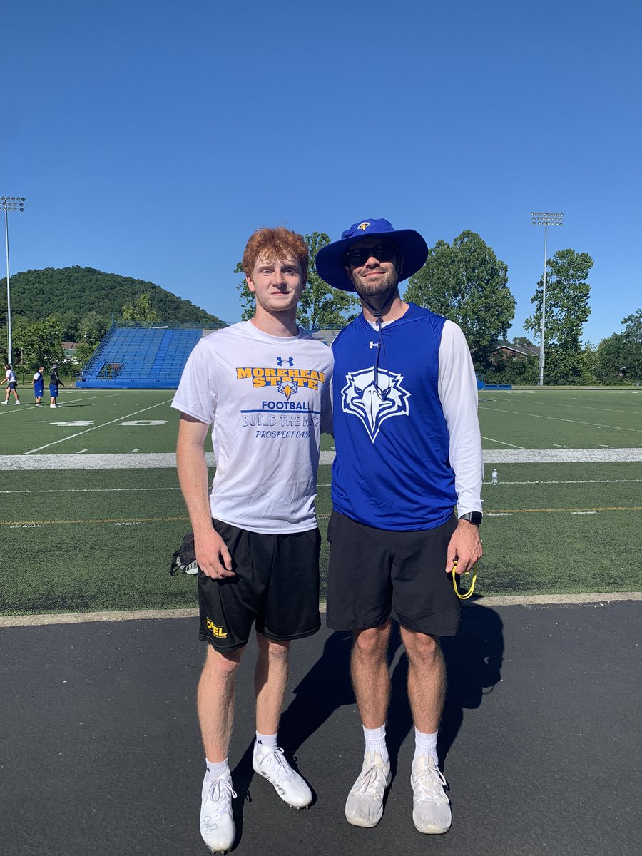 JamesColeHenry's tweet photo. Had a great time at @MSUEaglesFB today.  Clocked a 4.44 In the 40.   Thanks @RobTenyerMSU @coachrossMSU and @CoachMicahJ for a great camp.
@CooperFootball @VisionQb @CSmithScout @RCHS_Jaguars @NatlPlaymkrsAca @CoachBorchers https://t.co/ZWVvIiPsYc
