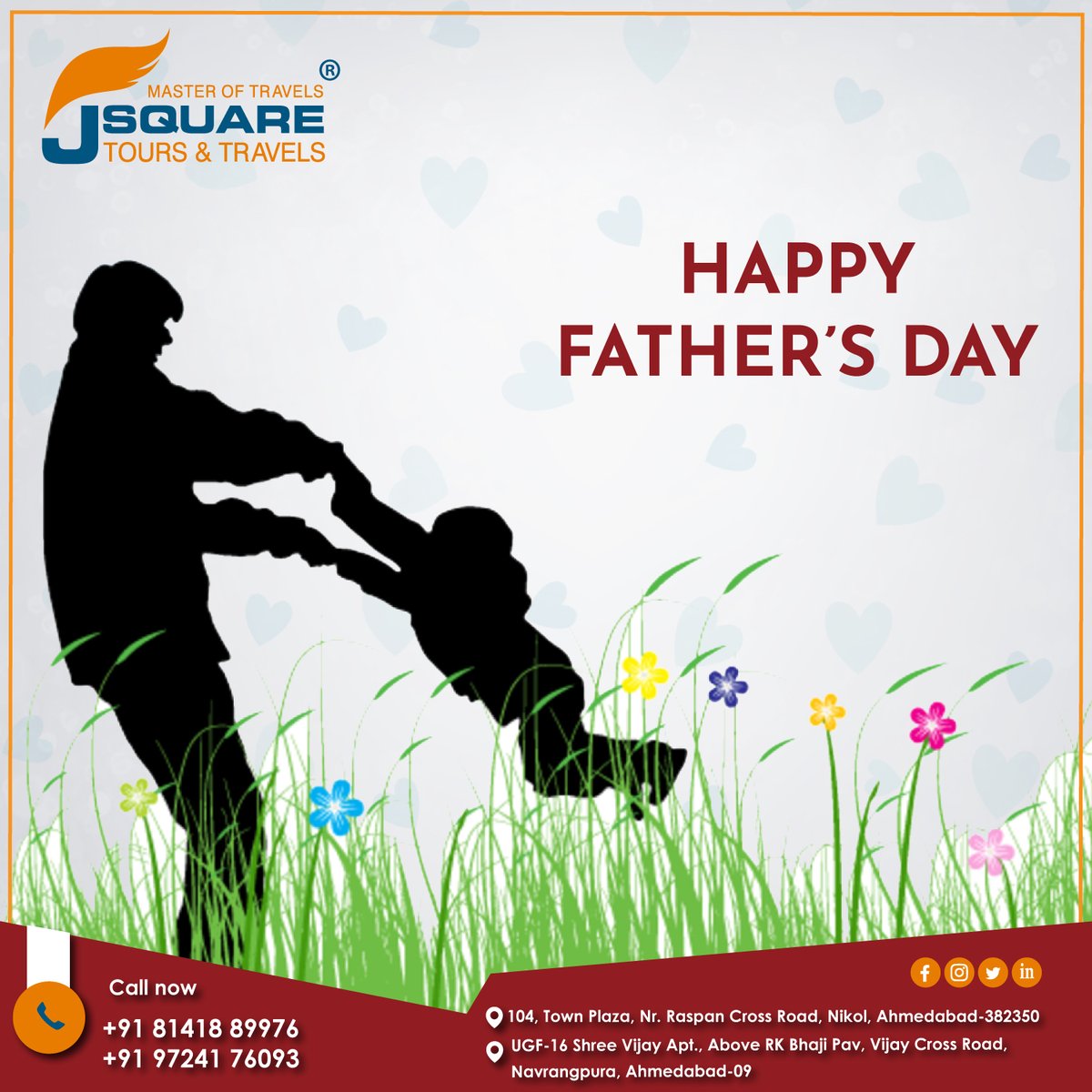 jsquaretours's tweet photo. Wishing you a Happy Fathers Day on this day, 🦸♂️💗 and wishing you happiness and sunshine for the coming year. Thanks for all you are and all you do. 🙌
#HappyFathersDay #FathersDay #FamilyBackbone #FathersDay2022 #Hero #RealHero #HappyFathersDay2022 https://t.co/W9glzKs6C9