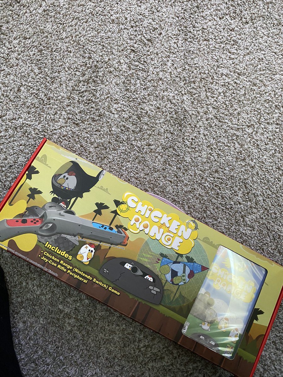 Nin10doCam's tweet photo. Just played this entire game with this 🔫 and it was great! 👍 Not flawless but the gun works very well with the joycon gyro and really adds to the experience.#NintendoSwitch #HouseOfTheDeadRemake #ChickenRange ❤️ https://t.co/AvENC76Hpg