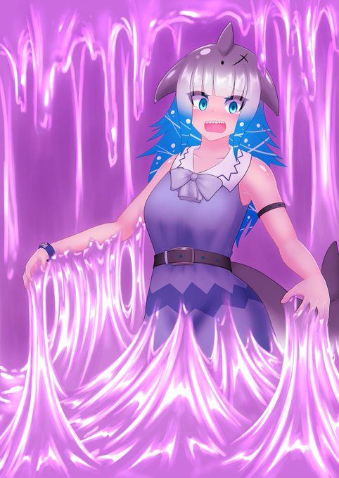 <よその子>ネバネバに飲み込まれるスクアロドンちゃん 