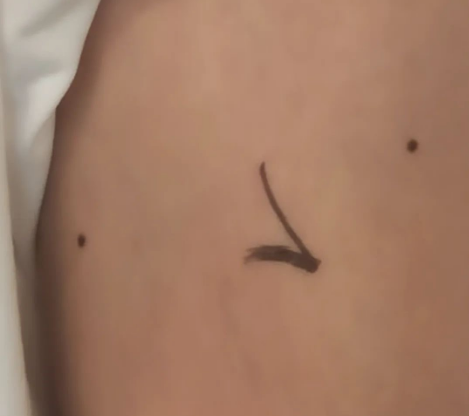 DDewwandi's tweet photo. Taehyung's   '7'  tattoo near his cute 'ELEPHANT MOLE'
And now it became like this ...😭💜
 #JUNGKOOK  #KimTaehyung #TaeKook https://t.co/DubwgCpF0n