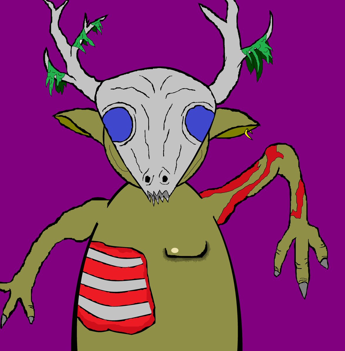 Big Wendigo this horrible creature has arrived for only 2JENJ