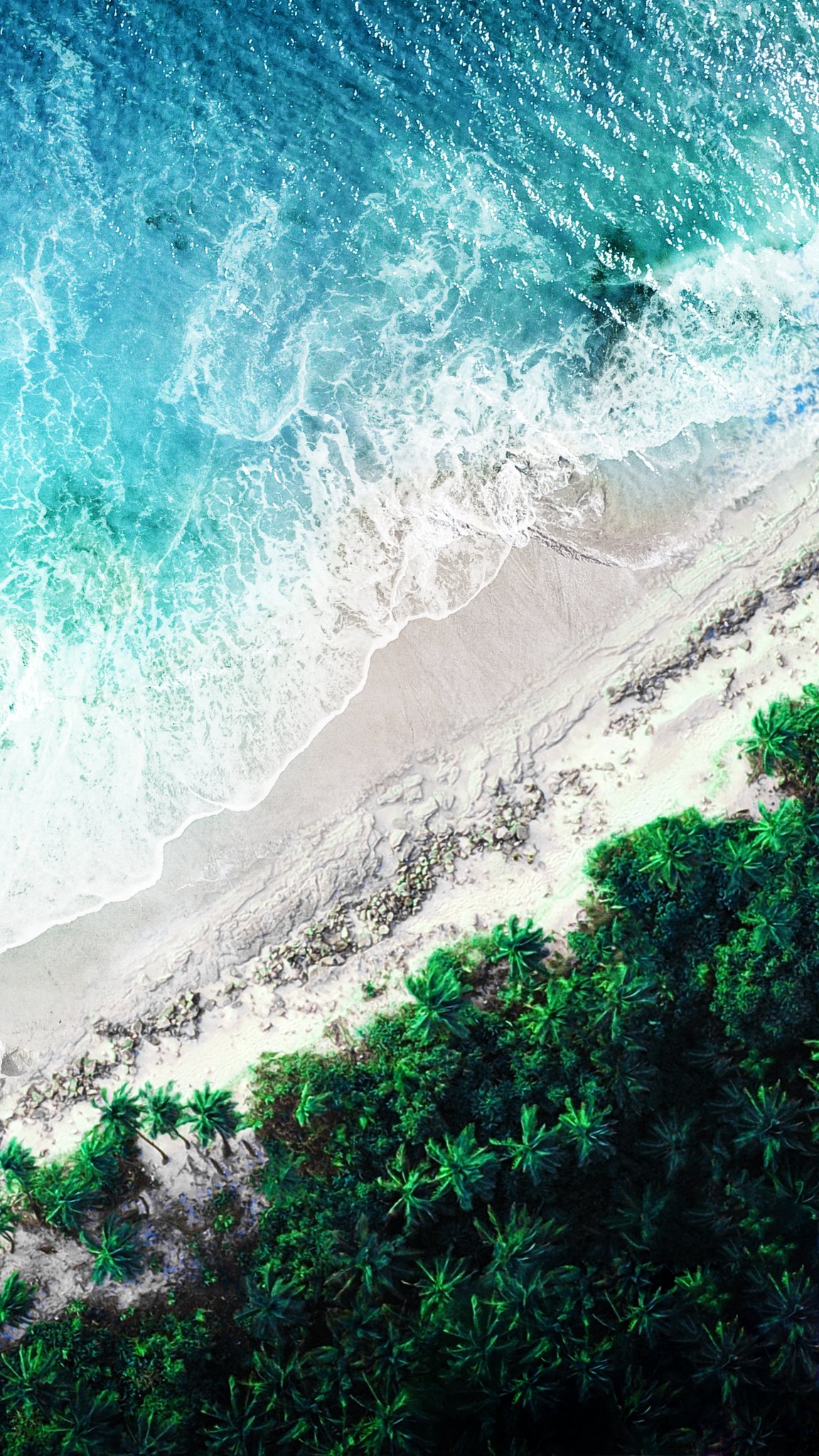 Tropical island coast wallpaper, photo wallpapers, generative ai Stock  Illustration | Adobe Stock