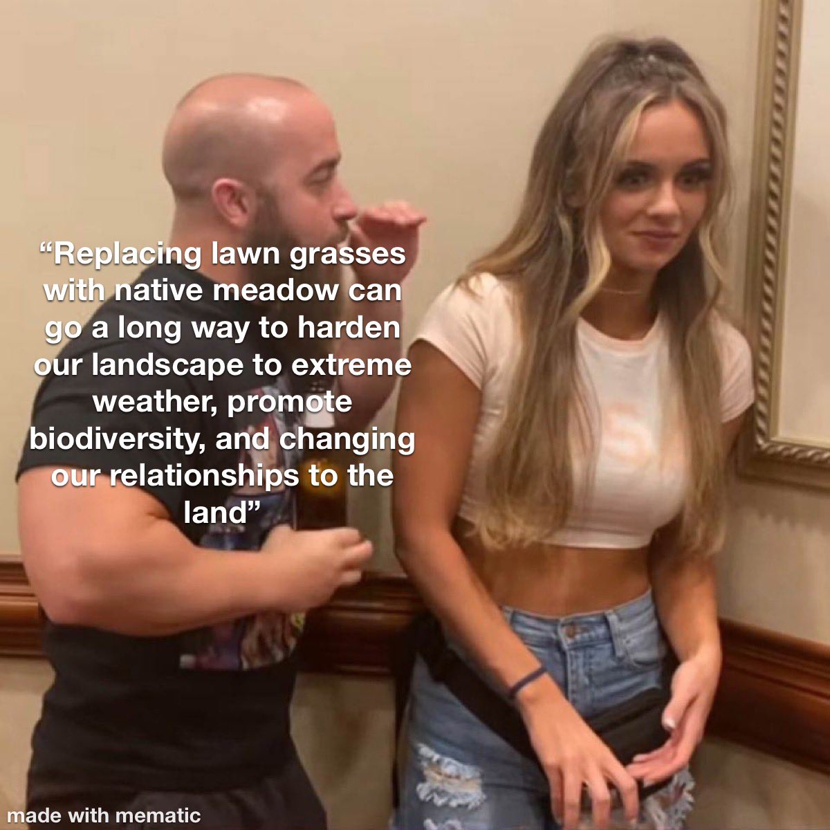 I cant stop myself when someone asks me if we sell turf.