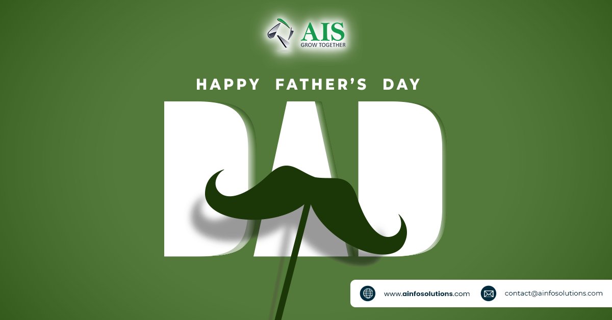 AISwebsolution's tweet image. God took the strength of a mountain and the patience of eternity and combined them to create the thing we call dad. AIS wishes a very Happy Father's Day to all the fathers around the world.
#FathersDay #FathersDay2022 #fatherdaughter #Fatherlove #dad #ainfosolutions