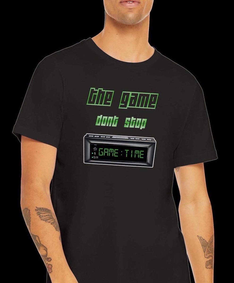 Authenticdope1's tweet photo. GAME TIME design for @pplhatejaysin new brand #43thecode get this shirt now at https://t.co/n2eW219dBE https://t.co/QDvgIK5ckT