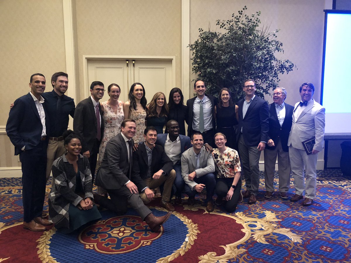 Congratulations to all our graduating fellows! @VishalNRao @MDKelseyMD @acconiglio @NavidNafissi @laurentrubymd @kellyarps @Ugowe_MD @vbluml @spates_m . Special thanks also to @manesh_patelMD for the afterparty
