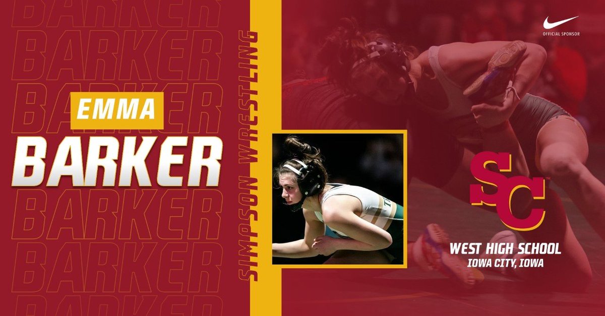 Iowans &amp; wrestling fans!

Coach <a href="/jeffmcginness/">Jeff McGinness</a> is set to debut his first class of recruits on our new team: SC is only the 2nd NCAA D3 Women's team in Iowa.

Follow <a href="/SimpsonWWrestle/">SimpsonWomensWrestling</a> THIS WEEK to meet our new student-athletes on the team (like Emma)! 

<a href="/nwcawrestling/">NWCA</a> <a href="/USAWrestling/">USA Wrestling</a>