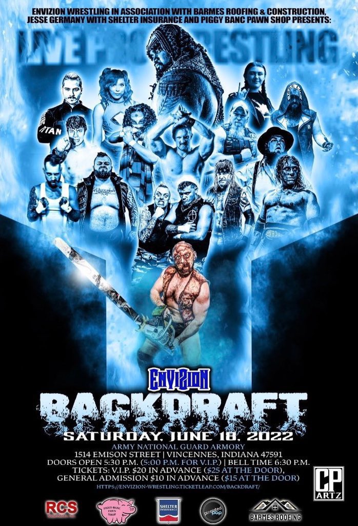 Checked another one off the list. Made my <a href="/WeAreEnvizion/">Envizion Wrestling</a> debut, and even left with a victory. If you missed this show, then you missed out! #wrestling #prowrestling #indywrestling