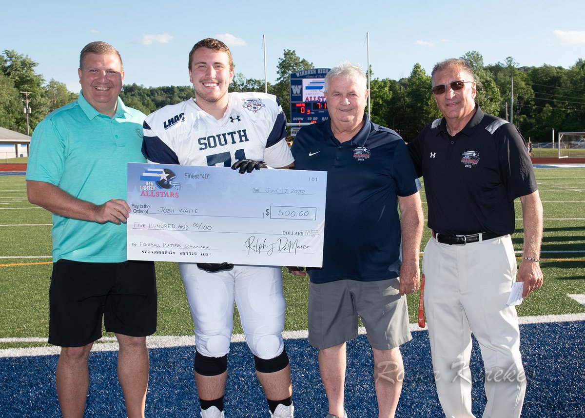 Our family would like to congratulate <a href="/JoshWaite15/">Joshua Waite</a> from <a href="/CentralDragonFB/">Central Dragon Football</a> for winning our inaugural scholarship award.  Football players in the Class of 2023 can apply by submitting their essay at cfalleghenies.org/scholarships/ in the fall of 2022.

#FootballMatters
#PayItForward