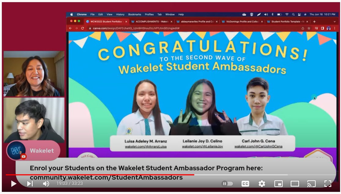 iamCrisCruz's tweet photo. Catching up
"I am more and more learning from my students as they learn from me." - @CoachVicD 
Indeed, inspire your students and you'll be amazed at what they can accomplish!
Congratulations @CoachVicD and to your WSA! 👏👏👏🎉🌊♥️
@wakelet
#WakeletCommunityWeek 
#WakeletWave https://t.co/jHDlvZQEH1