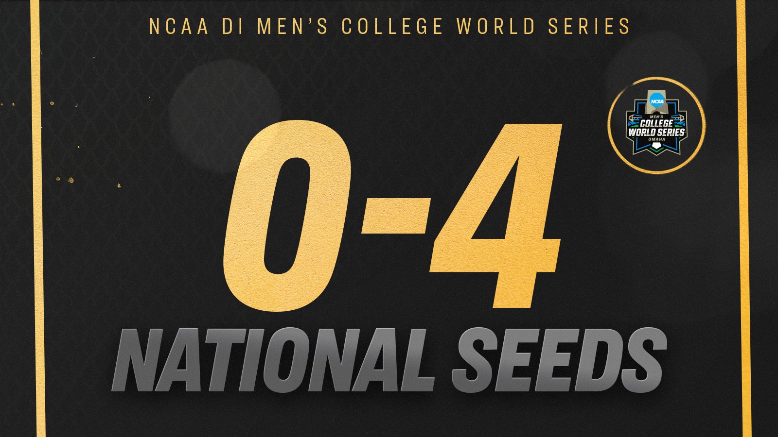 NCAA Baseball on Twitter "The National Seeds are a combined 04 to