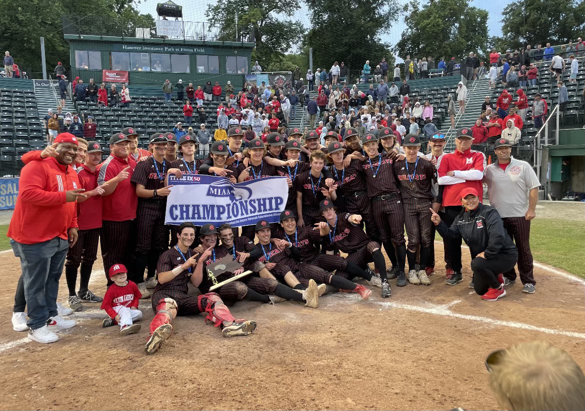 GBG_Hawks's tweet photo. Big congratulations to long-time Hawks @SheaDunno and @DomineauGregory of Milton HS on taking home the D2 MIAA State Title! 

Years of hard work paying off for the boys, capping it off with an incredible season and the coveted championship 🏆! https://t.co/lPqzeDRkZM