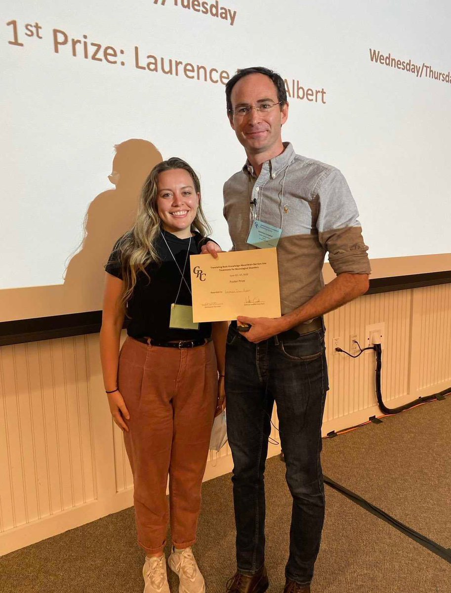 Laurence (@claudin5_) on Twitter photo Had such a blast at <a href="/GordonConf/">Gordon Research Conferences</a> Barriers of the CNS this week. Met so many great people. The future of CNS barriers research is in great hands. Amazing job from Bill, <a href="/mattcampbelltcd/">Matthew Campbell</a>, <a href="/SEStorck/">Steffen Storck</a> and Michelle for organizing. Huge congrats to new vice-chair <a href="/DWWilliamsLab/">Dionna Williams, PhD Lab</a> 🧠 #SABV Had such a blast at <a href="/GordonConf/">Gordon Research Conferences</a> Barriers of the CNS this week. Met so many great people. The future of CNS barriers research is in great hands. Amazing job from Bill, <a href="/mattcampbelltcd/">Matthew Campbell</a>, <a href="/SEStorck/">Steffen Storck</a> and Michelle for organizing. Huge congrats to new vice-chair <a href="/DWWilliamsLab/">Dionna Williams, PhD Lab</a> 🧠 #SABV