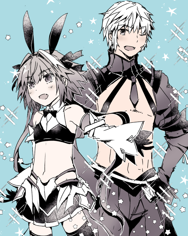 Fgo らくがき アストルフォとローラン 面白くてかっこいいし ネクタイも手袋もして 南ふに 新刊委託中のイラスト