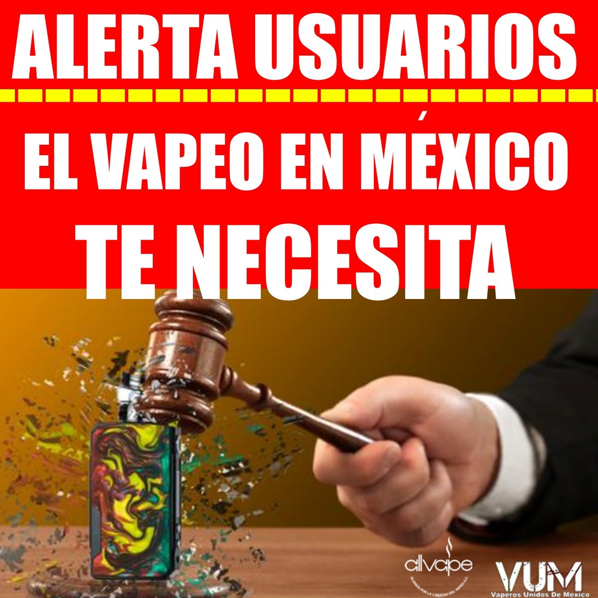 Absenoth's tweet photo. ⚠️ Después ya nada será igual ⚠️
 #AllVape #VUM
#YoVapeoYoVoto https://t.co/eeFTA9mcw2