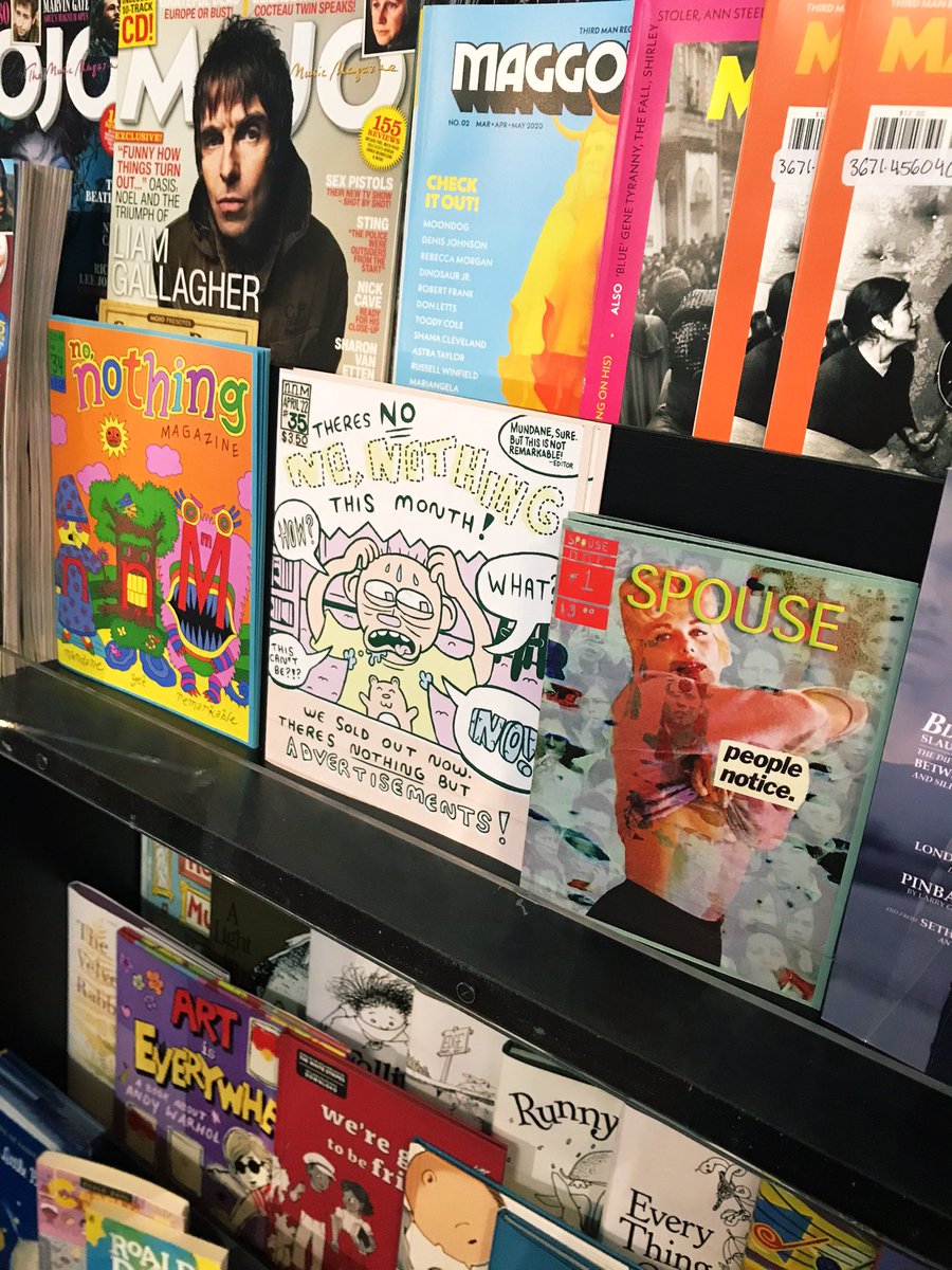 NoNothingZine's tweet photo. Happy Record Store day to all u wild vinyl slingers out there. Stopped by @parkavecds (aka Florida’s best record store) and saw a few copies of no, nothing. and SPOUSE on the shelves which is always very cool and will never stop being cool. 🥲 https://t.co/HMtjQPrL1D