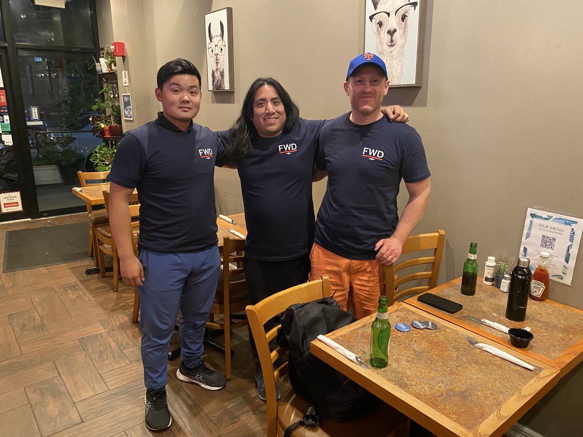 forward_ny's tweet photo. 11 new sign-ups to the #ForwardNY community today via our 2nd street canvassing event in Forest Hills!
Most of whom were already #YangGang, by the way.
This movement is here to stay ๐ฅ https://t.co/4DOemG3fLG
