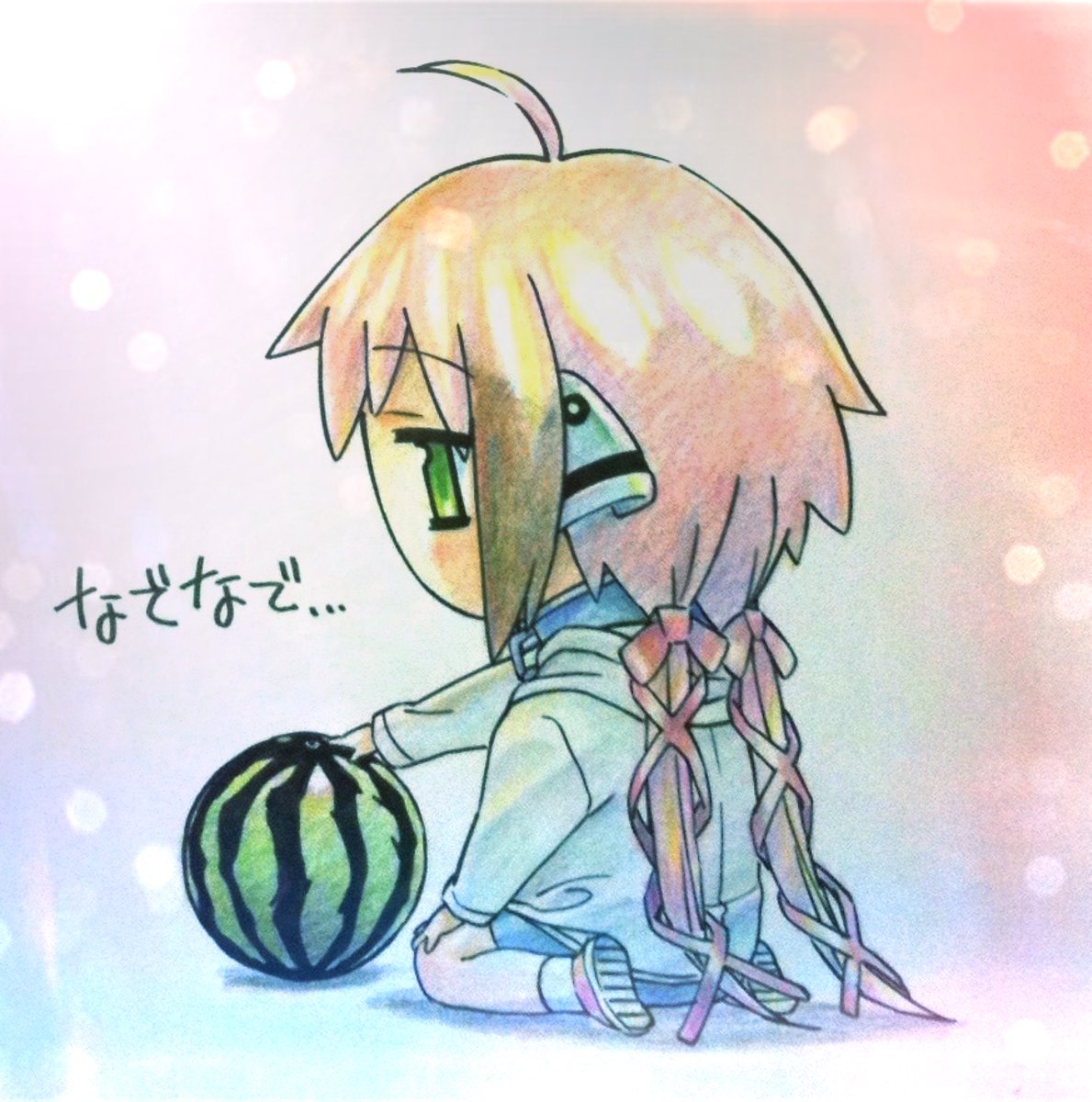 Retoucheren van foto's uit het verleden.
過去絵レタッチ。 