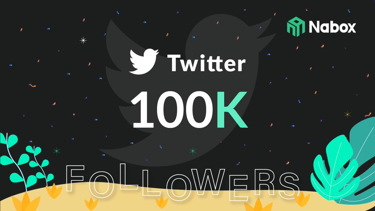 naboxwallet's tweet photo. 🥳100K Twitter Followers

💚Thanks for supporting us
Together, we are going further

#Nabox #wallet #DID #Web3 #Multichain #crosschain #SWAP https://t.co/WItvTO4j55