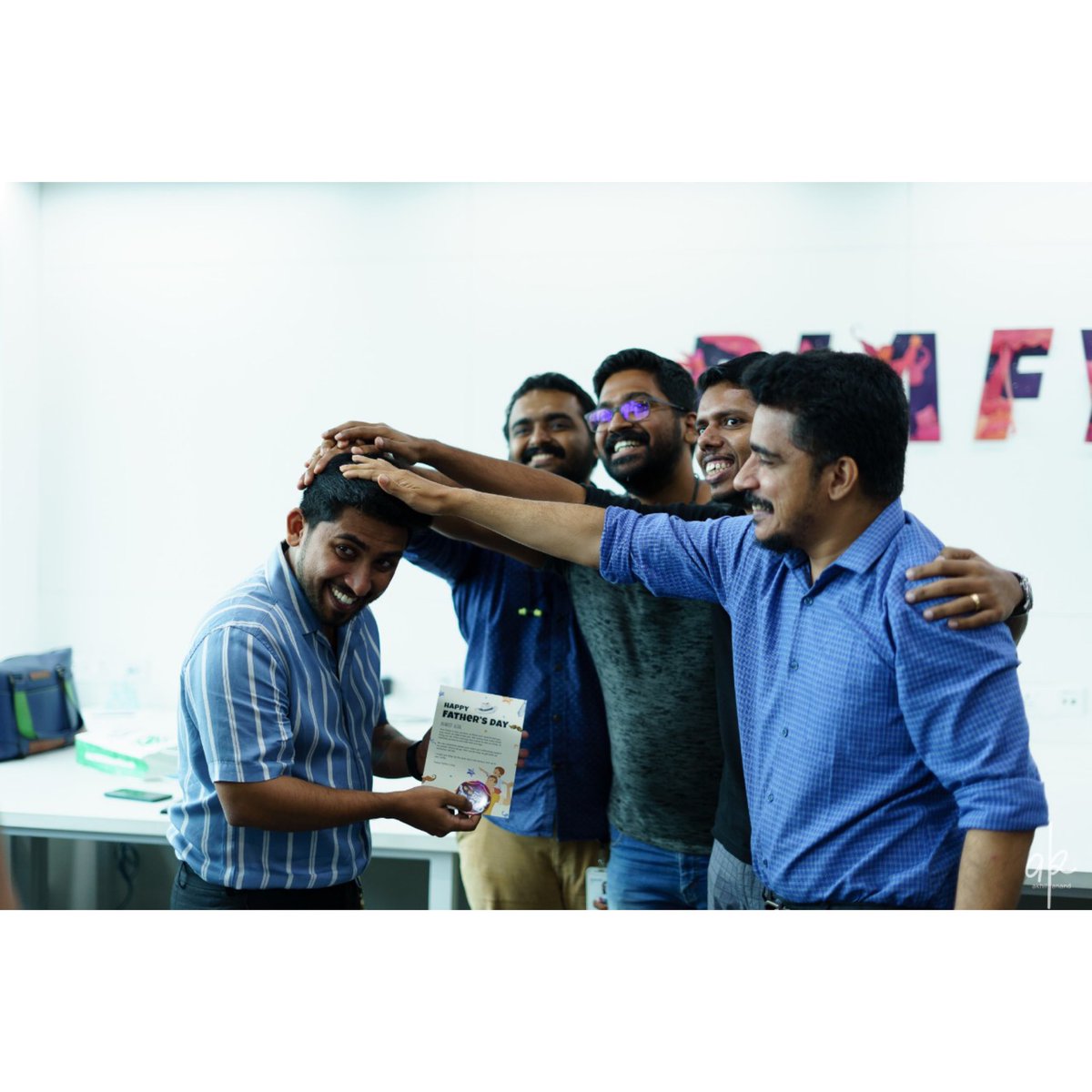 john_mathew's tweet photo. #RT @riafytech: We at Riafy wanted to take a day out to celebrate all the great dads we know. Here’s a peek into our Father’s Day celebrations at the office- A spark Friday to remember https://t.co/eFC8LljJqx