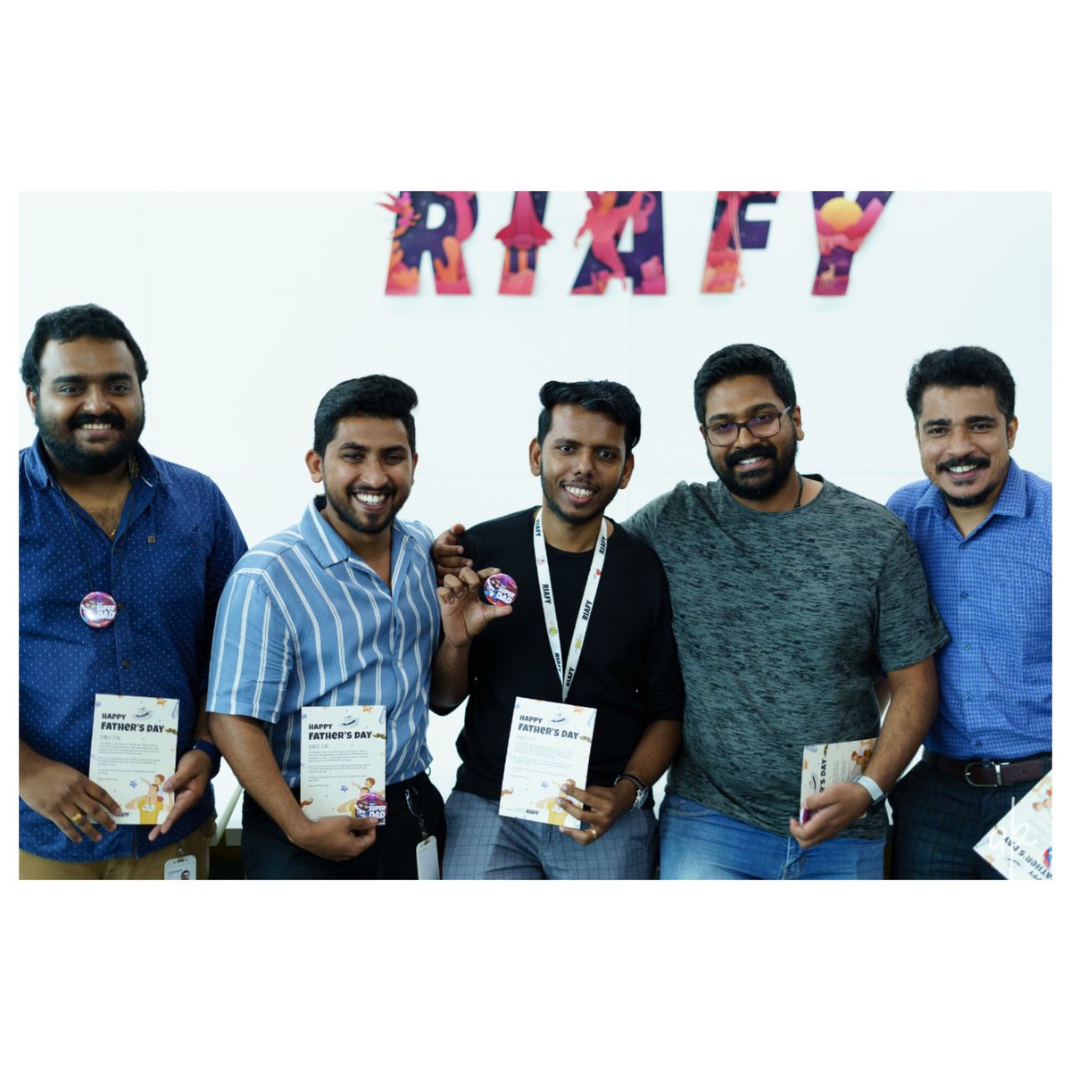 john_mathew's tweet photo. #RT @riafytech: We at Riafy wanted to take a day out to celebrate all the great dads we know. Here’s a peek into our Father’s Day celebrations at the office- A spark Friday to remember https://t.co/eFC8LljJqx