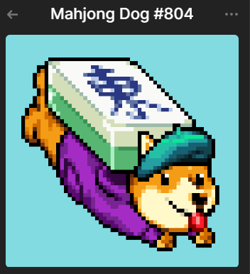 James Pettigrove (@dxpetti) on Twitter photo Minted my first $SOL based NFT. Proud <a href="/mahjongdogs/">Mahjong Dogs | SOLNFTs | 2nd Presale SOLD OUT</a> owner 🐶
#nft #hknft #taiwannft #nftasia Minted my first $SOL based NFT. Proud <a href="/mahjongdogs/">Mahjong Dogs | SOLNFTs | 2nd Presale SOLD OUT</a> owner 🐶
#nft #hknft #taiwannft #nftasia