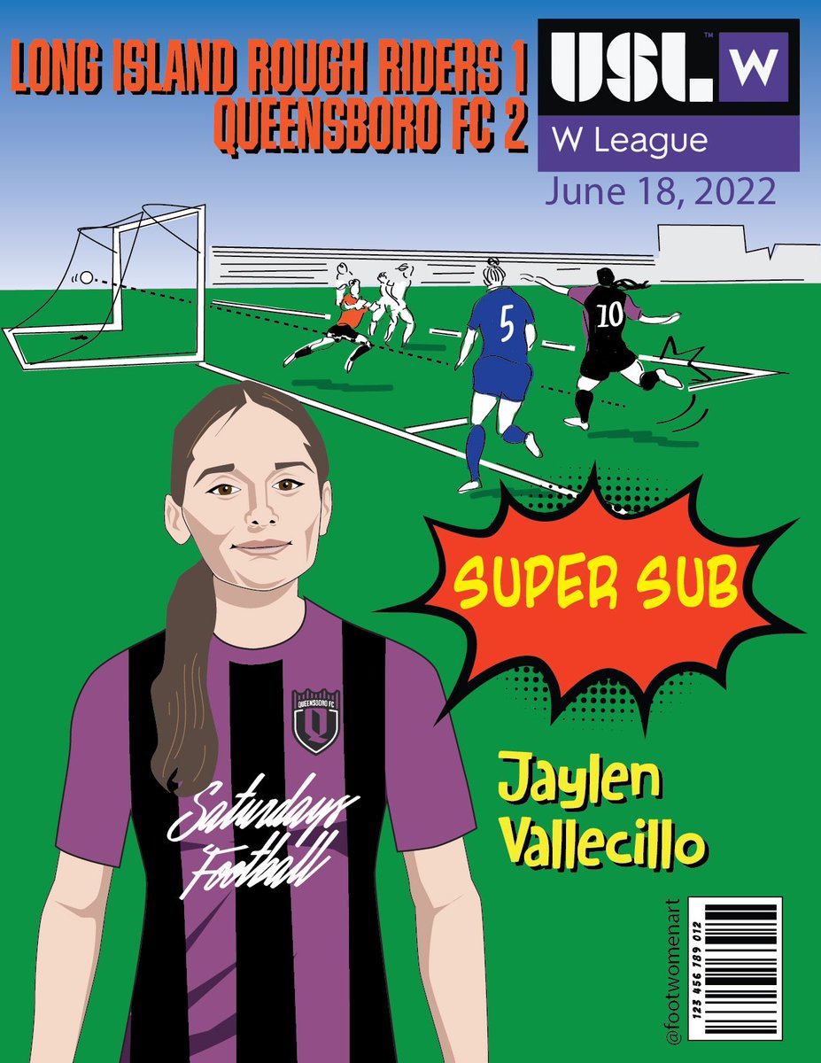 footwomenart's tweet photo. Today in @USLWLeague
#ForTheW #SupportLocal #queenforever #QBFC @QueensboroFC #woso #USL https://t.co/hKia6NwgXE