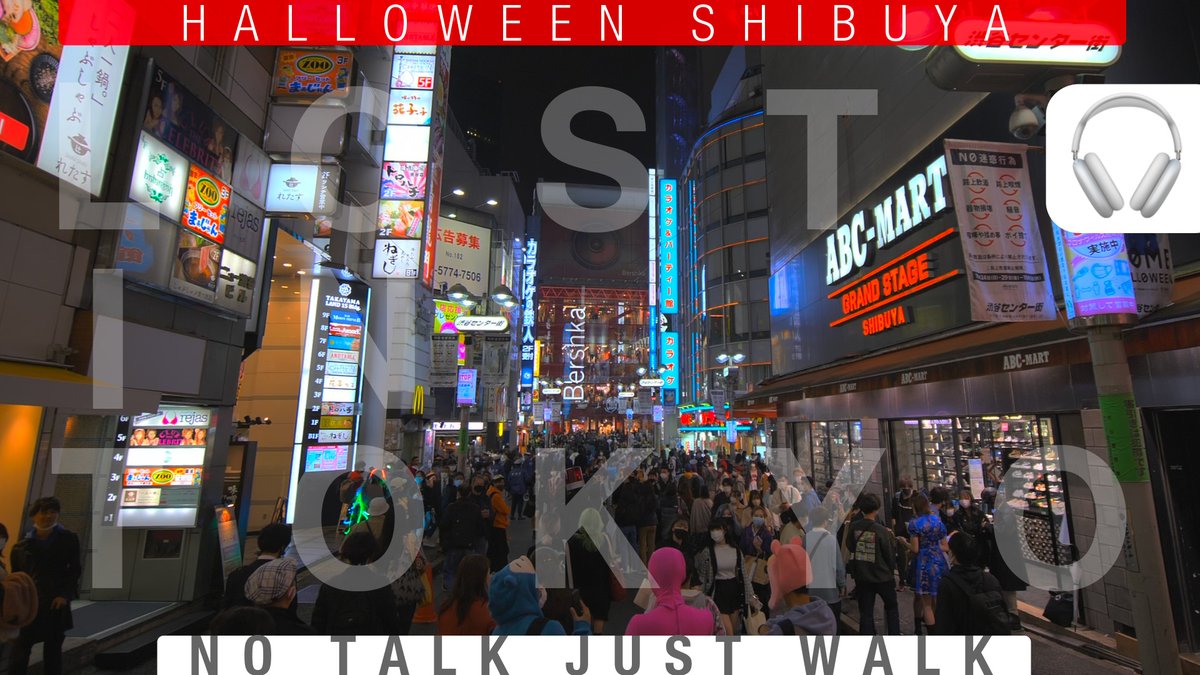 OneInchApp's tweet photo. Halloween Harajuku to Shibuya Walk 🇯🇵 No Talks, No Cuts, Extended 2-Hour No Commentary FPV ASMR Video https://t.co/eEfHfCriCB via @YouTube https://t.co/bAJ36FdwIl