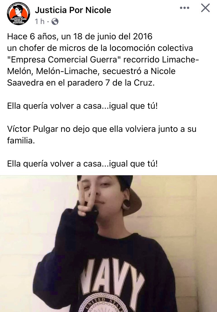 #MemoriaFeminista
Con Nicole Saavedra Bahamondes en la memoria!!!

#NoMasLesbofeminicidio