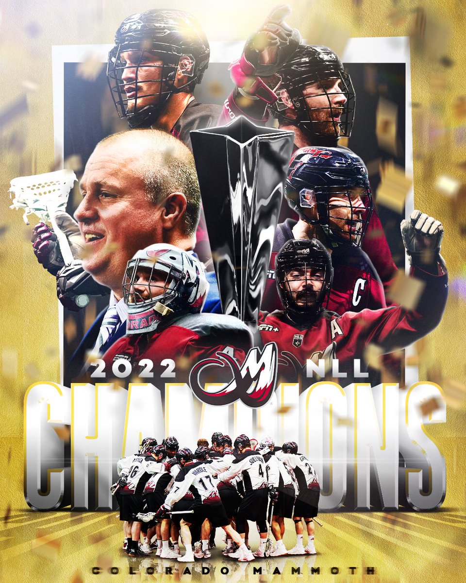 Congratulations to the NLL champs @MammothLax 🏆 
