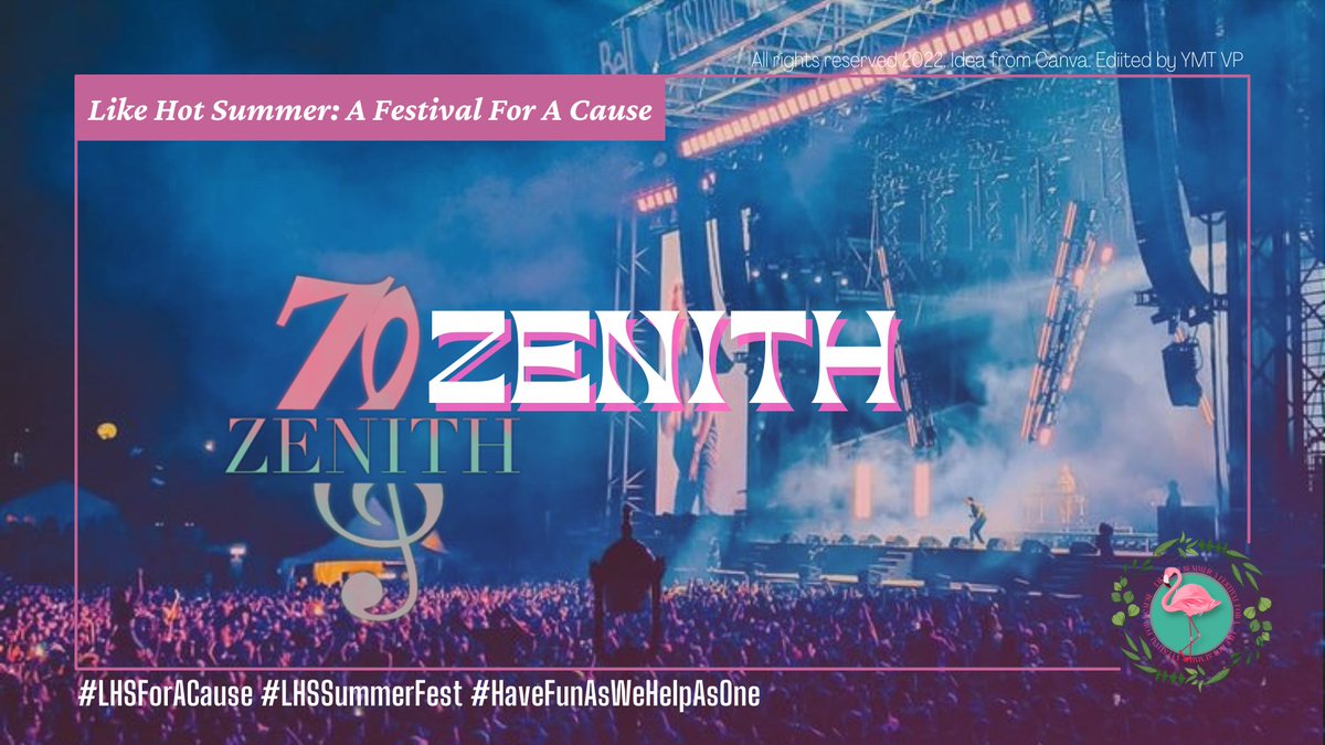 LHSForACause's tweet photo. ⠀
⠀
⠀⠀⠀⠀⠀☀️🌴 Like Hot Summer:
“We enjoy the summer, we support one another”
˗ˏˋ ZENITH ˎˊ˗
#LHSForACause
#LHSSummetFest
#HaveFunAsWeHelpAsOne
⠀
⠀ https://t.co/UaK30yFqV4
