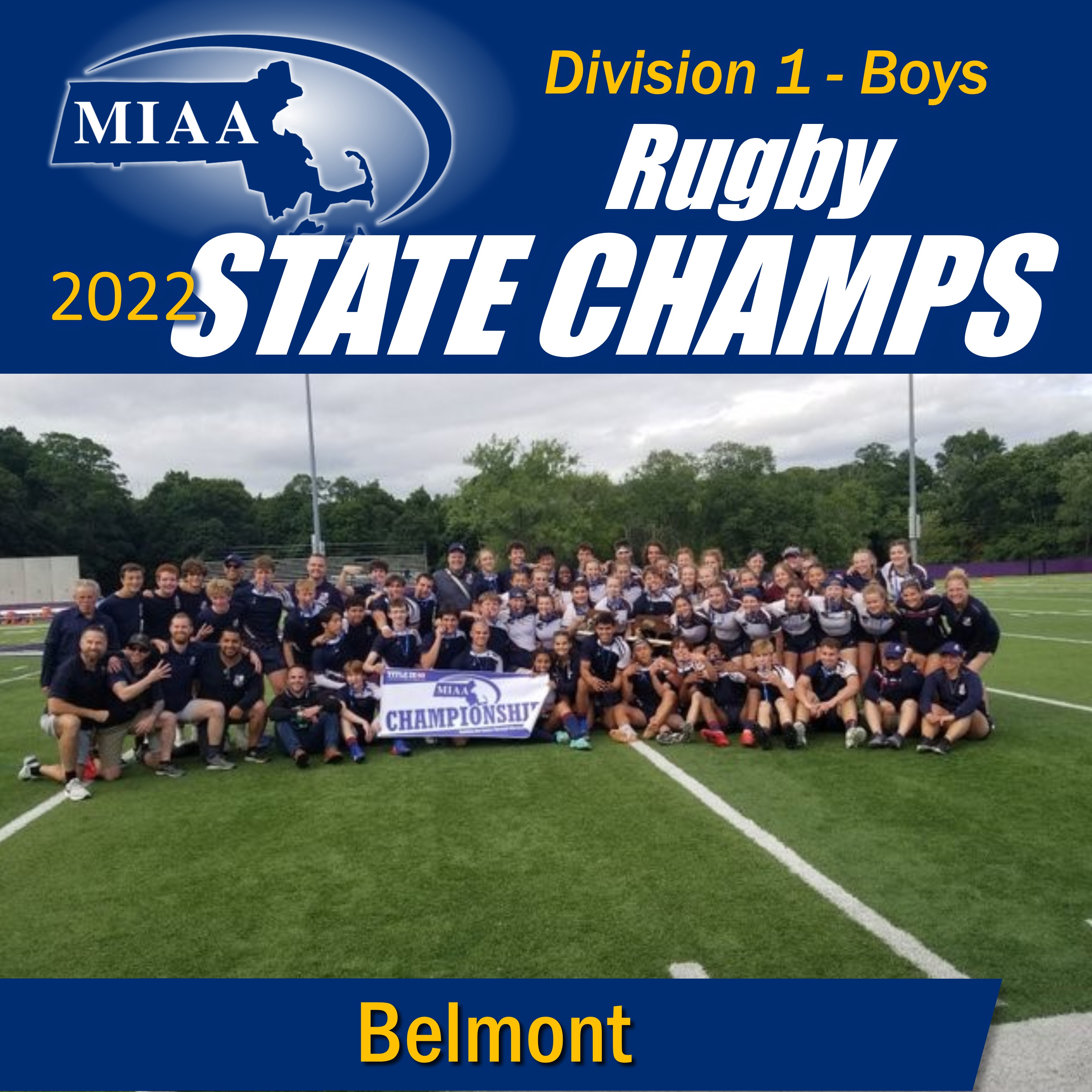 Belmont boys rugby wins state championship by besting BC High, 20-7, at  Curry College