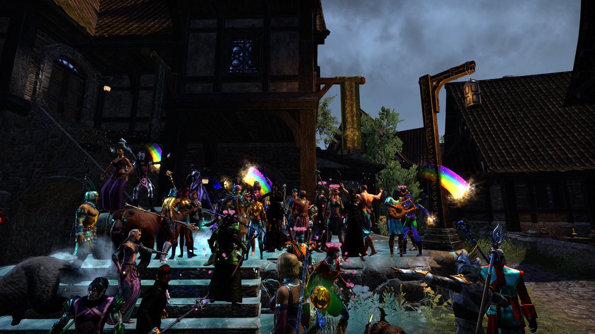 OnlyFenns's tweet photo. Pride Parade, Xbox NA 2022 
❤️🧡💛💚💙💜

Happy Pride Month everyone!!!
💖💖💖💖💖💖

#ESOFam #ElderScrollsOnline #ESO #ESOPride #Pride #Pride2022 https://t.co/fVMgyPrrpk
