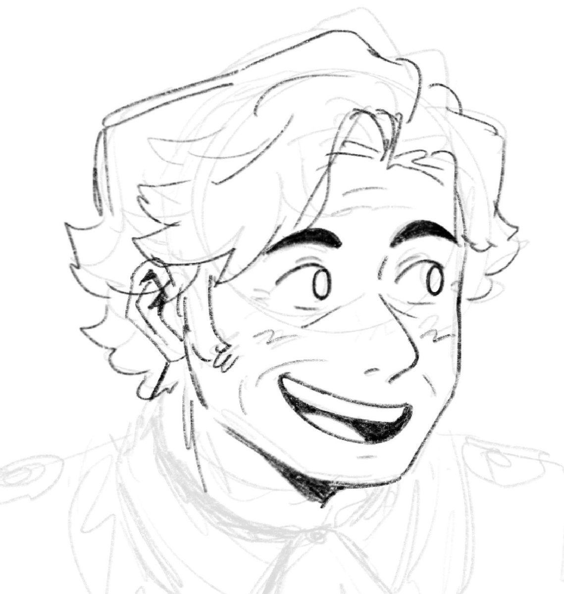 thanks rhys darby, ur swag looks and cartoon hair are soooo fun to draw. ive been sketching this guy for the past three days 
