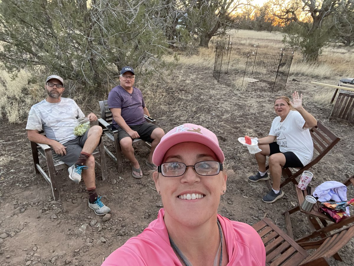 KittnCommander's tweet photo. Camp photo. Sun is setting on a great day with friends #ashforkaz @GlockXmm https://t.co/uBhlEOPSTh