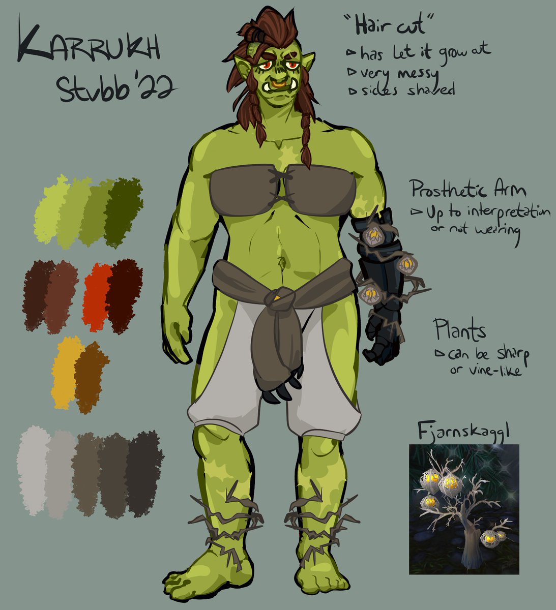 IslandOrc's tweet photo. karrukh repping the fjarnskaggl for #STVBB22 https://t.co/Jx9FjYPLFl