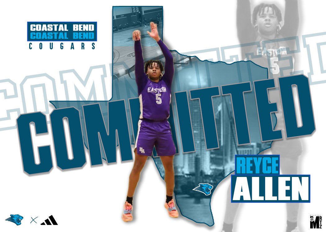 CoastalBendMBB's tweet photo. Cougar fans help us welcome 6”6 F @r_allen15 from Summer Creek HS in Houston, TX to the program. #BEElieve https://t.co/d4T3hCiQ3a
