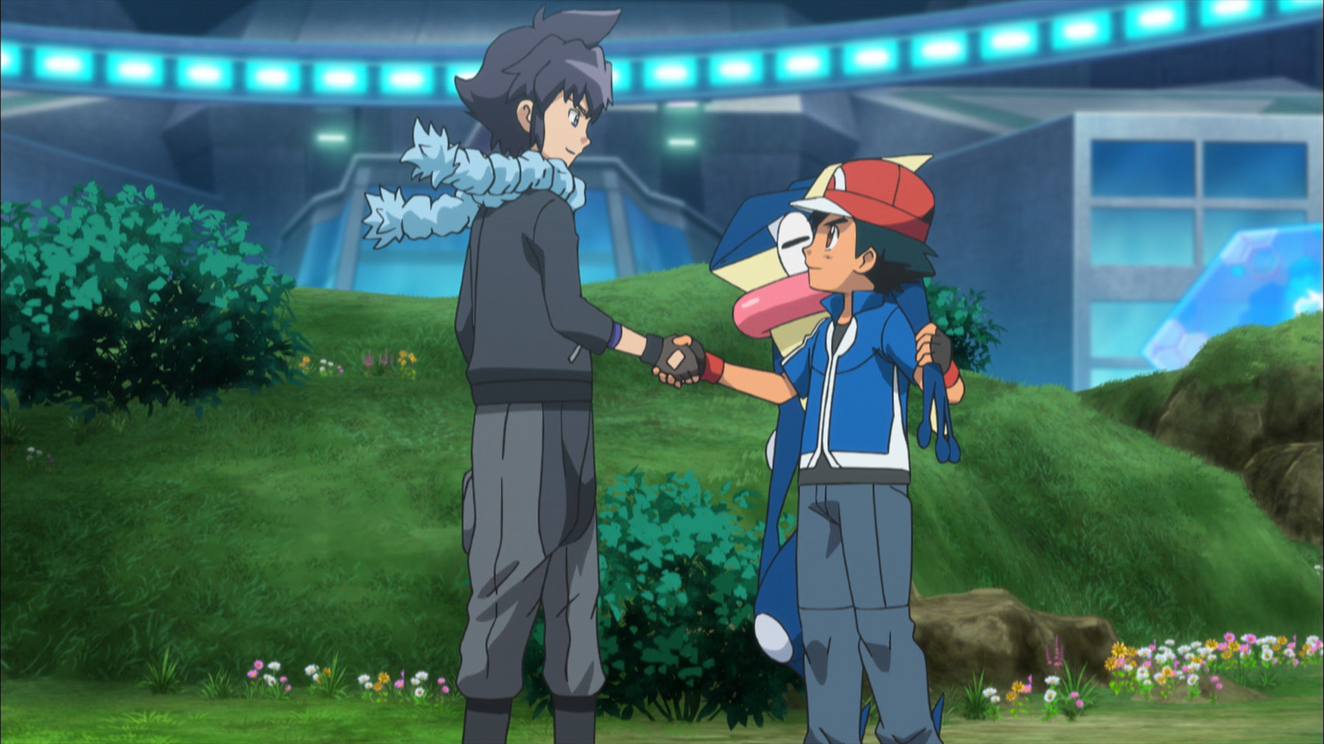 アニメ ポケットモンスター 公式 アニポケ マスターズエイトプレイバック アランはアニメ ポケットモンスターxy で初登場 キーストーン メガストーンを集めるために旅をしていて サトシとはカロスリーグの決勝でバトルしました パートナーは