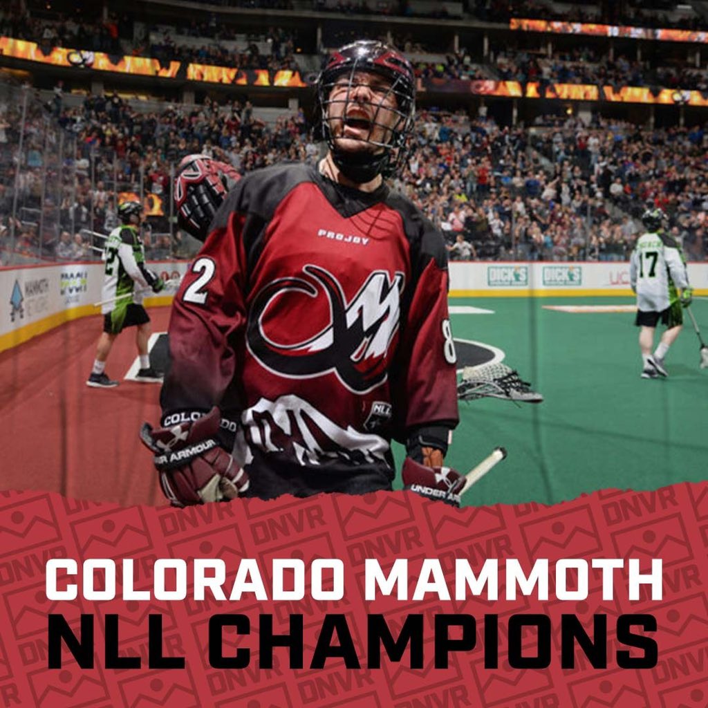 🚨CHAMPIONS🚨 

Congrats to the Colorado Mammoth for winning the NLL Championship!