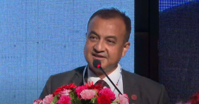 SamvadDigital's tweet photo. Session Chair : Prof. Dr. Manish Pokharel speaking about the Samvad Session 5. https://t.co/vqUsybACau