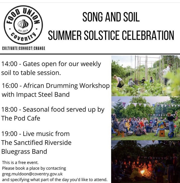 food_union's tweet image. Don’t forget we are celebrating summer solstice on Tuesday. #cultivateconnectchange