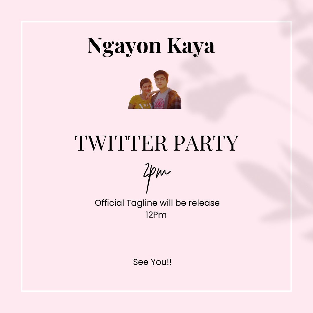 ❗️❗️ ATTENTION ❗️❗️

In Celebration of National PauNine day. We’ll be having a Twitter Party today 2pm! Official Tagline will be release later today 12pm. See you beautiful people! 🤍