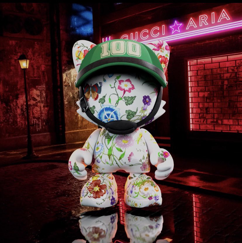 gigi_nfa's tweet photo. Figurine is otw 💃🌸💖 @gucci @superplastic #guccinft #supergucci https://t.co/Sa6ijO19i4