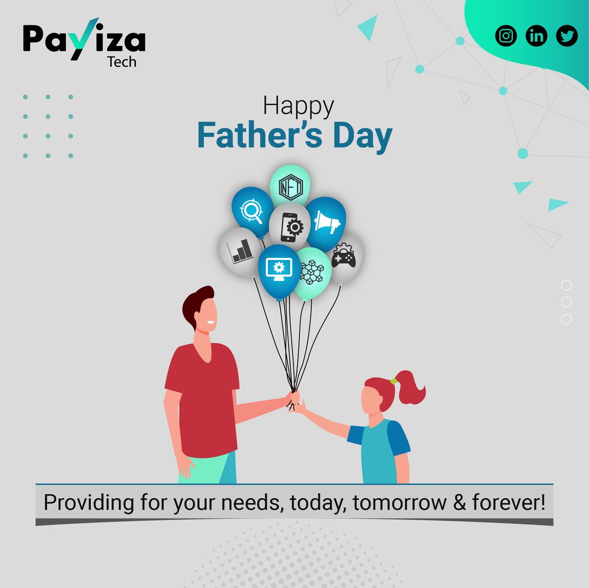 PayizaTech's tweet photo. Paa & Payiza will always lookout for you!
#HappyFathersDay
.
.
.
#happyfathersday2022 #payizatechnologies #payiza #webdevelopment #appdevelopment #blockchain_development #softwaredevelopment #gamedevelopment #nftdevelopment https://t.co/B9HxeB27gm
