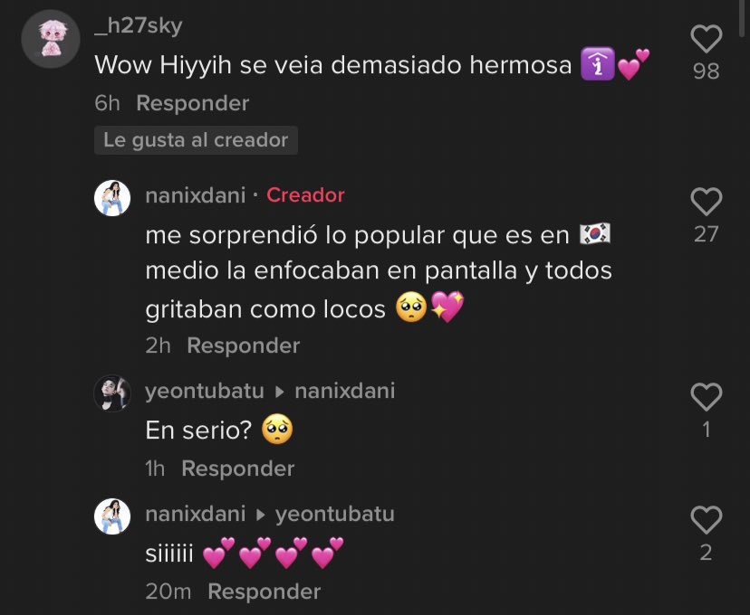 lisa_yelloww's tweet photo. OP: Hiyyih looked too beautiful
Nanixdani: I was surprised how popular it is in Korea, media focused her on screen and all they screamed like crazy 
OP: Really? 
Nanixdani: yessss 

Bahiyyih is very famous in korea, the people who went to that concert say so. 

#HUENING_BAHIYYIH https://t.co/Y57B9DNFLt