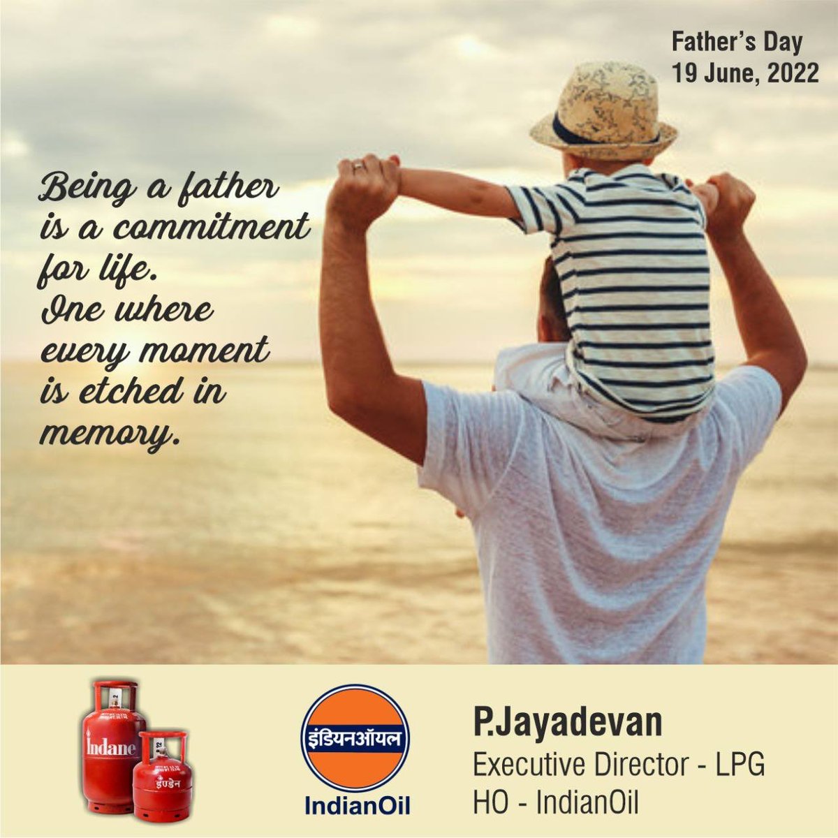 Being a Father is a commitment for life, one where every moment is etched in memory #Happy Father’sDay